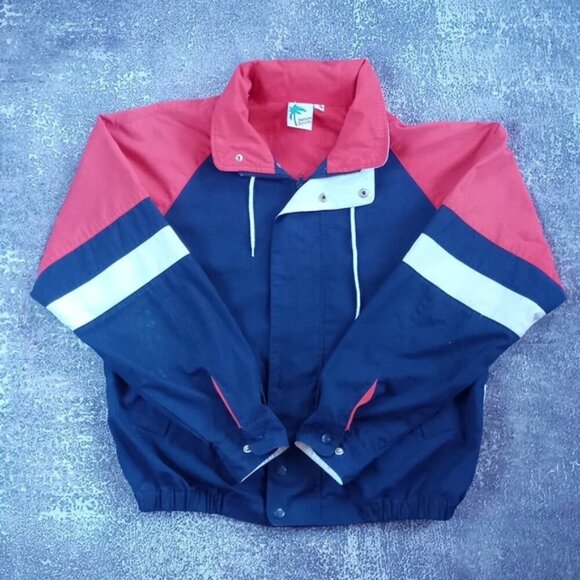 Vintage 90s Bahama Bahama Bahama Canvas Style Colour Block Jacket